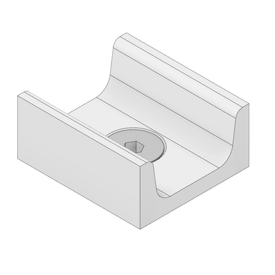 55-070-0 MODULAR SOLUTIONS DOOR PART U-BAR FOR SLIDING DOOR